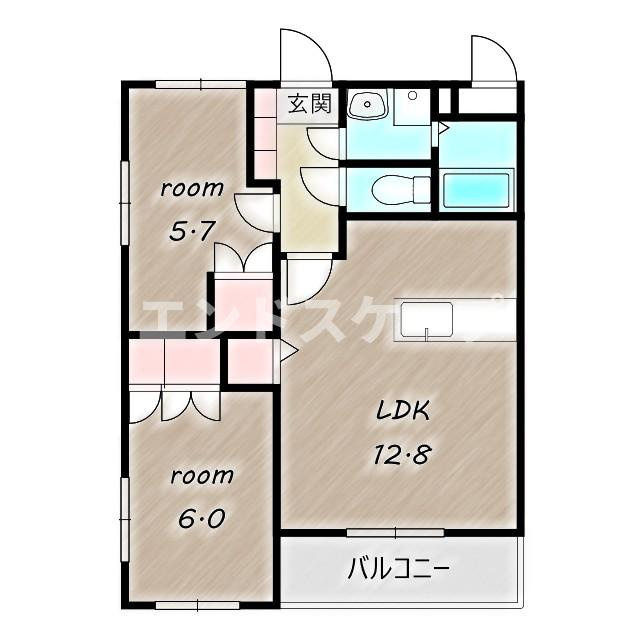 ピノ・ソレアードの間取り|高崎、前橋のお部屋探しはエンドスケープまで！お客様の理想お聞かせ下さい♪