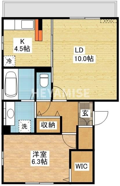 クレストヴィラの間取り