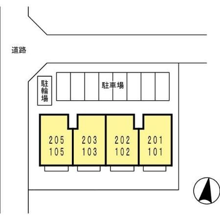 サン　ダイヤの区画図