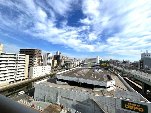 山王住宅　S棟の展望|バルコニーからの展望