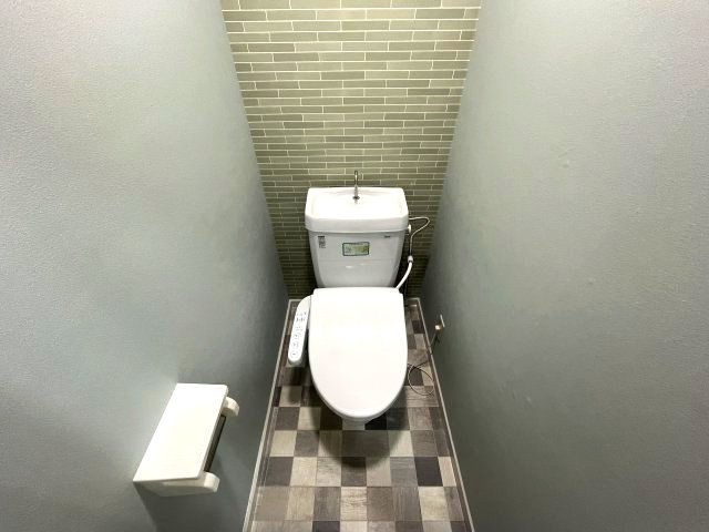 山王住宅　S棟のトイレ|トイレも新品で清潔感があります！
