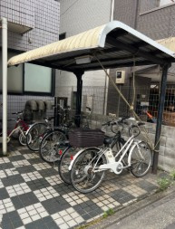 大田区大森西一丁目　一棟マンションの駐輪場