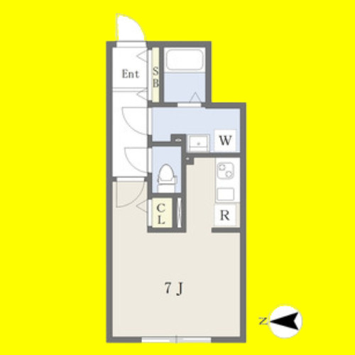 ＭＴＭ東別院　名古屋市賃貸　仲介手数料無料の間取り