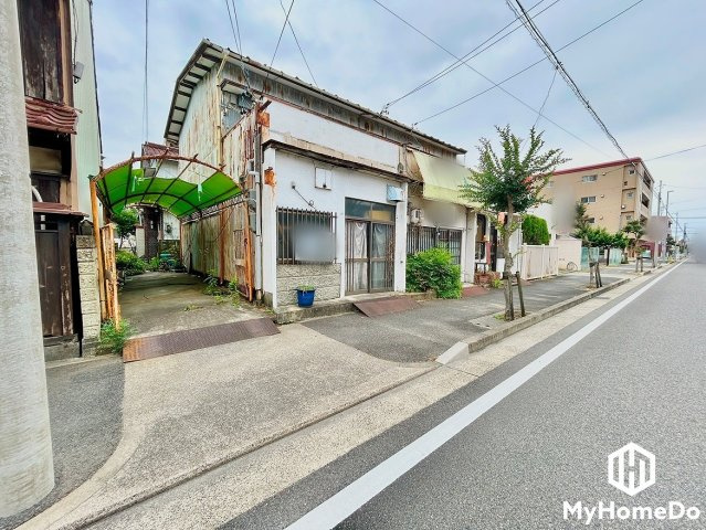 西区枇杷島4期の前面道路含む現地写真