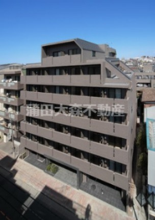 ルーブル西蒲田の外観|2010年3月築　RC鉄筋コンクリート造地上7階建て1K～2K総戸数53戸の人気分譲賃貸マンション　JR京浜東北線蒲田駅徒歩圏内の東京都大田区東矢口1丁目　東急池上線蓮沼駅近