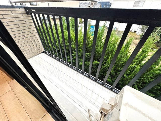 牛川南台のバルコニー