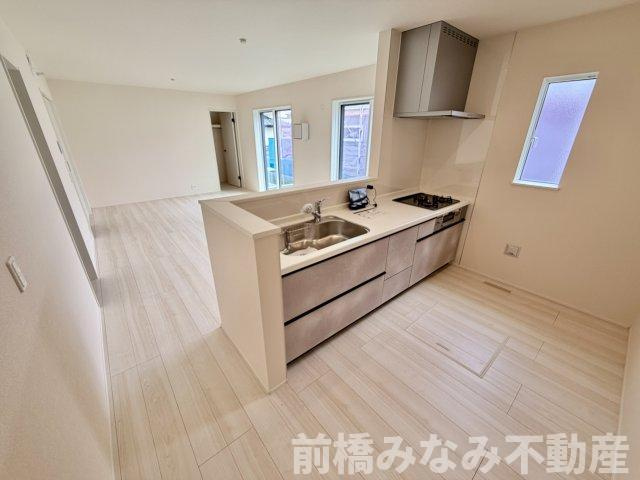 【新築】佐波郡玉村町斎田第２期　７号棟(全８棟)　リナージュ　新築建売分譲のキッチン|お料理しやすいキッチンです