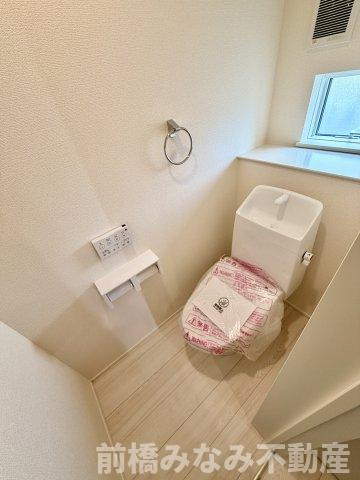 【新築】佐波郡玉村町斎田第２期　７号棟(全８棟)　リナージュ　新築建売分譲のトイレ|トイレも気になるポイント