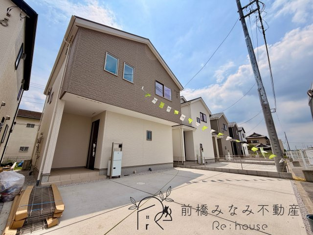 【新築】佐波郡玉村町斎田第２期　５号棟(全８棟)　リナージュ　新築建売分譲の外観|外はこのようになっています