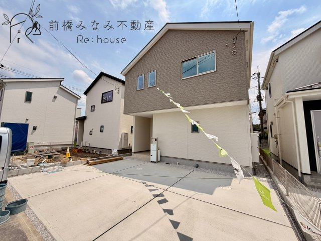 【新築】佐波郡玉村町斎田第２期　５号棟(全８棟)　リナージュ　新築建売分譲の外観|外観もきれいです