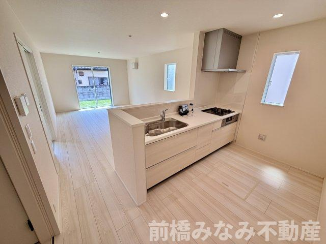 【新築】佐波郡玉村町斎田第２期　４号棟(全８棟)　リナージュ　新築建売分譲のキッチン|キッチンでお料理をお楽しみください