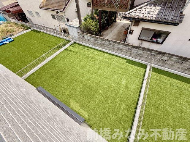 【新築】佐波郡玉村町斎田第２期　４号棟(全８棟)　リナージュ　新築建売分譲の庭|お庭が付いています