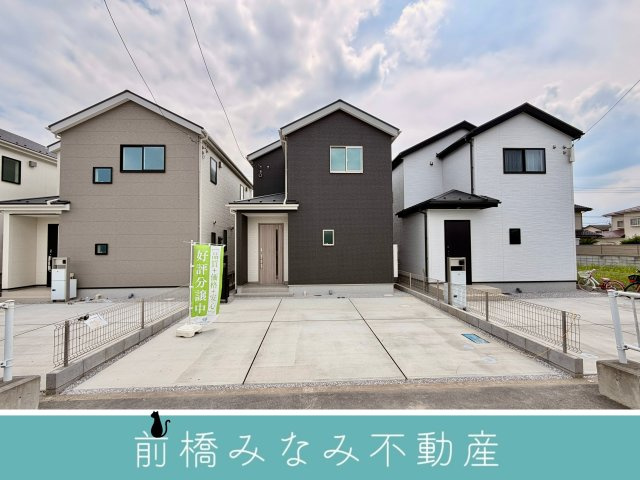 【新築】佐波郡玉村町斎田第２期　２号棟(全８棟)　リナージュ　新築建売分譲の外観|外観は落ち着いています