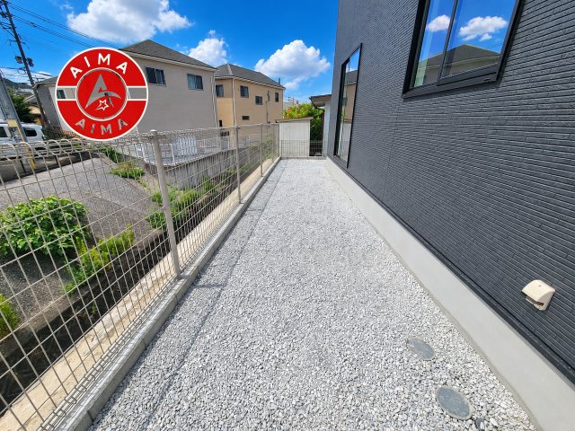 大野城市乙金東3丁目第1-1棟（1号棟）の庭|お庭で自由な時間を過ごせます。