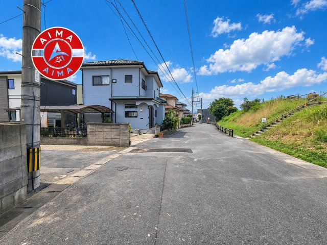 大野城市乙金東3丁目第1-1棟（1号棟）の外観|前面道路含む現地の写真です。