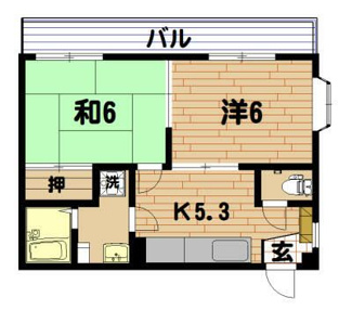 【間取り】 | ＣｈｅｒｒｙＰｌａｚａ美樹 | 間取りです。