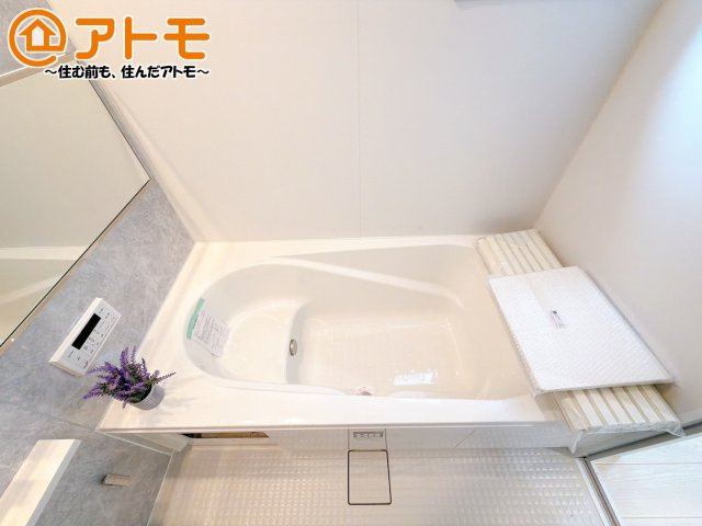 【浴室】 | 沼津市下香貫01期　新築一戸建て　全1棟 | お風呂で日々の疲れを落としましょう♪スタイリッシュなお風呂になっています！