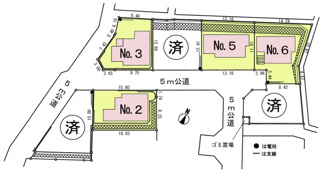 【区画図】 | 【仲介手数料無料！！】町田市金井4丁目　新築戸建て（全7棟）No6号棟　4880万円
