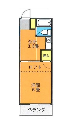 サンライズ弐番館の間取り