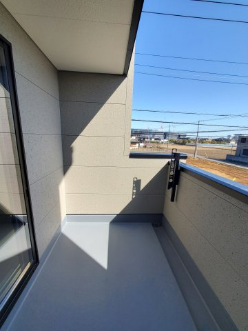 北葛飾郡松伏町　田中3丁目　新築戸建　　全2棟のバルコニー|施工例です