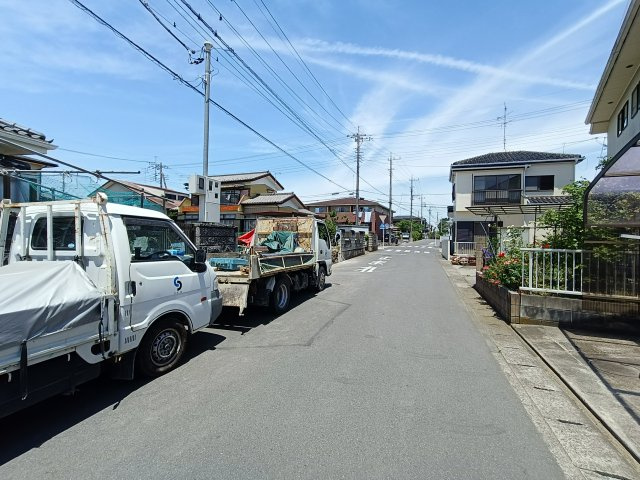 北葛飾郡松伏町　田中3丁目　新築戸建　　全2棟の前面道路含む現地写真|前面道路含む現地写真です
