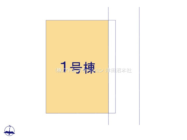 【区画図】 | アトムセレクト船橋市山手211　1棟1号棟
