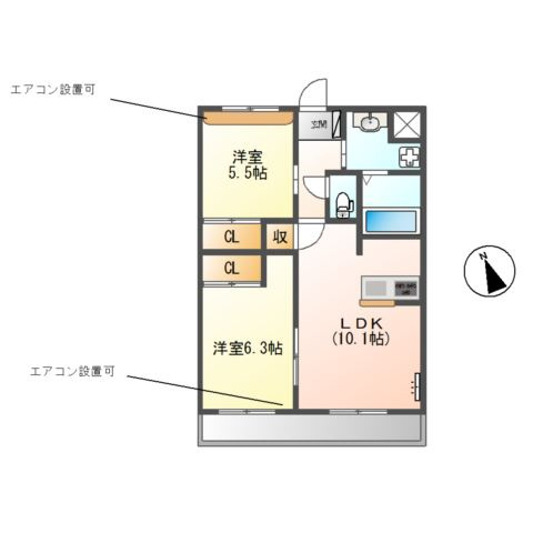グランドールの間取り