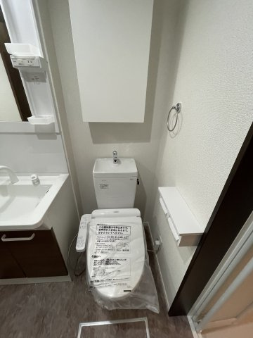 藤沢市湘南台４丁目のアパートのトイレ|清潔感のあるトイレです