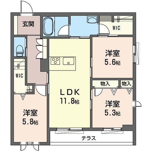 アリスティーナの間取り