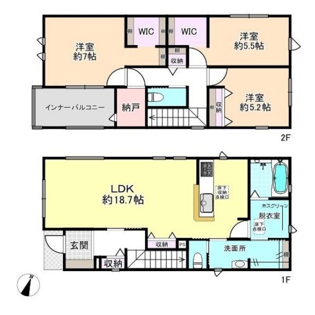 東村山市美住町1丁目・全1棟　新築一戸建
