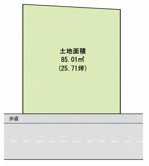 【土地図】 | ◆高津区千年　建築条件無し売地◆
