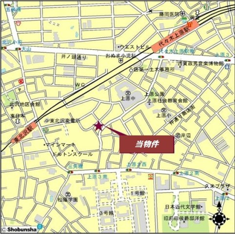 Ｂｒｉｌｌｉａ　ｉｓｔ　代々木上原の地図
