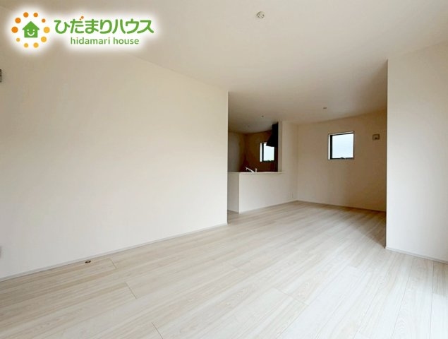 いわき市平赤井2期　新築戸建の居間・リビング|大型テレビに大型ソファー(^^)どんなインテリアにしますか？