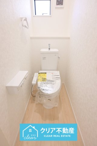 【トイレ】 | 桐生市広沢町第19　クレイドルガーデン　新築平屋 | トイレは２つあるので忙しい朝も家族と分けて使用できます♪