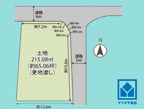 西宮市青葉台１丁目の土地図
