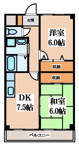【間取り】 | 吉鴻ハイネスⅢ