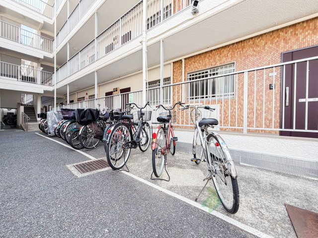 蒲田ローヤルコーポA棟の駐輪場|駐輪場