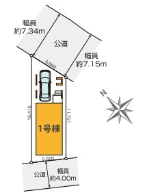 東金町12期【東金町小学校:徒歩４分】の区画図
