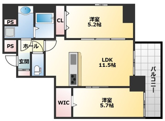 【間取り】 | プレミアム菱屋西