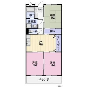 Limpia大山の間取り