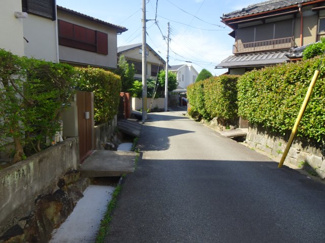 【前面道路含む現地写真】 | 川西市小戸1丁目15の3　建築条件無土地