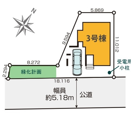 東金町11期の区画図