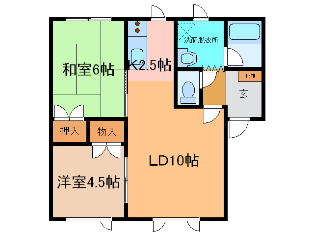 フレンテの間取り