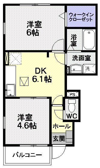 ソール・オリエンスＢの間取り|間取図