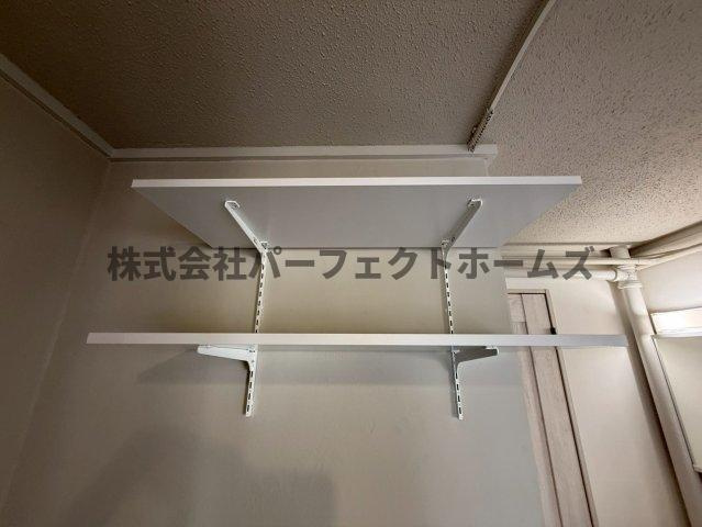 山田池住宅11号棟の収納|収納のためのスペースです