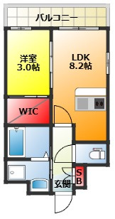 【間取り】 | Luxe新大阪Ⅵ