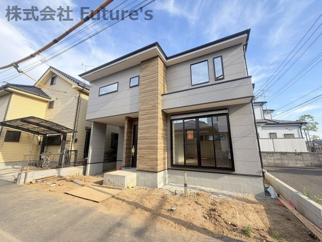 三郷市鷹野4丁目　新築戸建の外観|現地の写真になります。