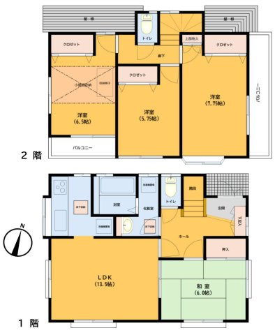 【間取り】 | 4LDKはリビングダイニングキッチンと4つの居室がある間取りで、大家族や二世帯住宅に最適。広々としたリビングで家族団らんを楽しみ、個室でプライベートな時間も確保でき、快適な生活を送ることができますよ。