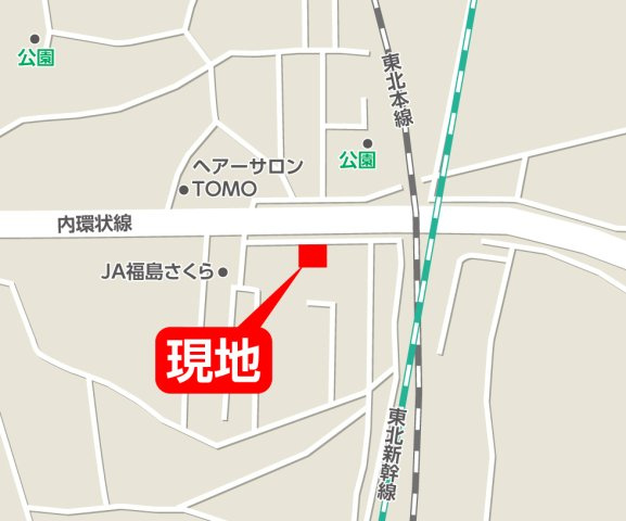 新築戸建・新築建売　郡山市富久山町8期　明健小・明健中の地図|現地案内図