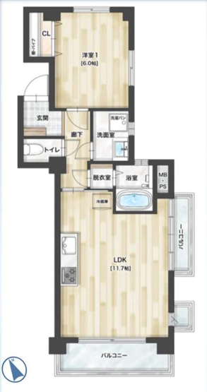 【間取り】 | 秀栄マンション